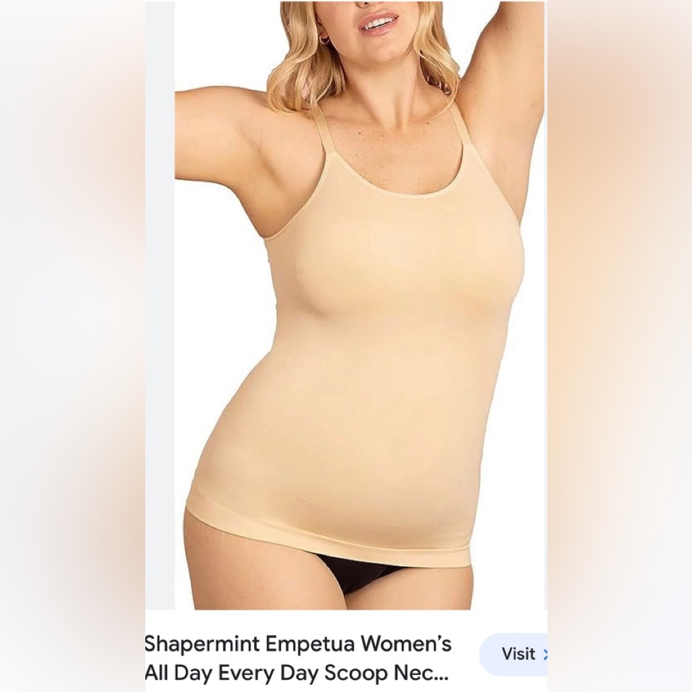 Shapewear, scoop neck cami.  NWT